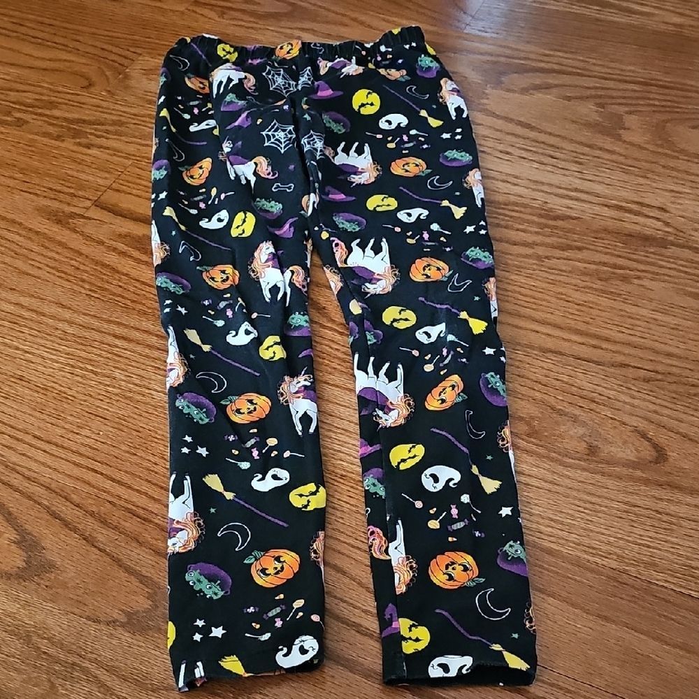 Halloween Themed Black Leggings